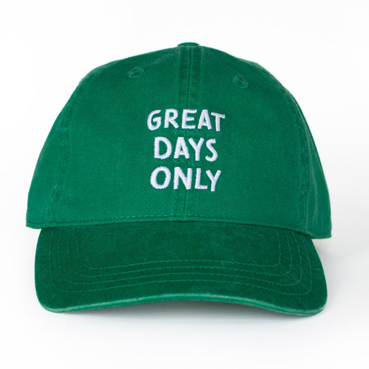 Great Days Only Hat - Green